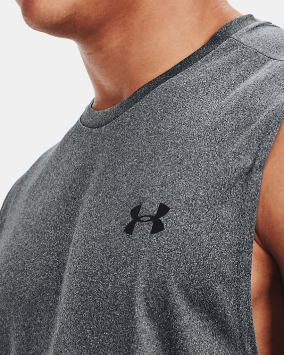 Men's UA Velocity Muscle Tank in Gray image number 4